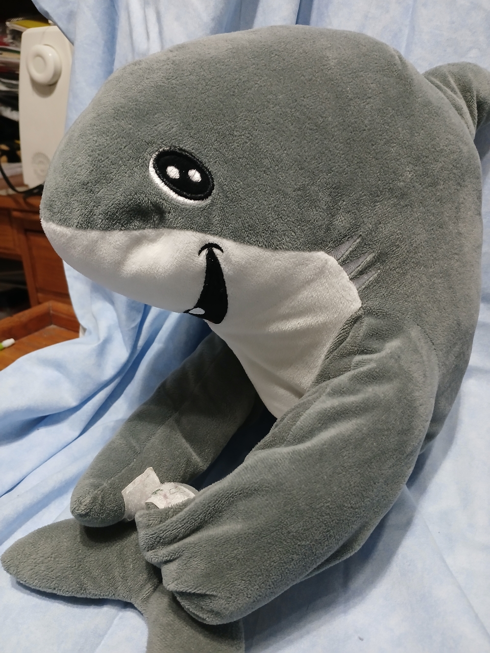PGray Shark Plush Stuffed Animal - Soft Cuddly Ocean Friend